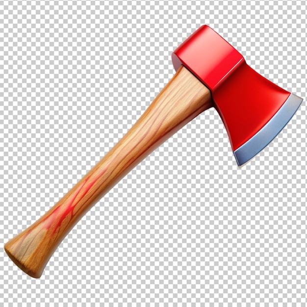 PSD of a ax red top on transparent background