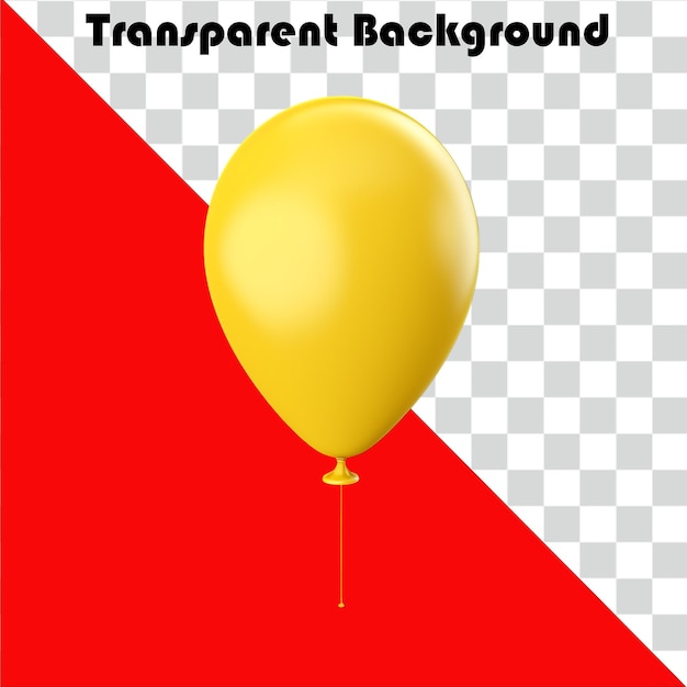 PSD balloon transparent background