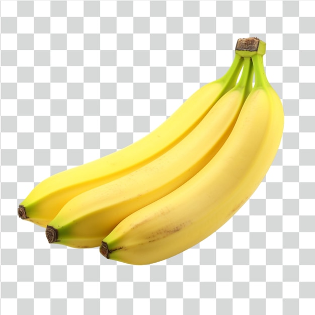 Psd banana background transparent