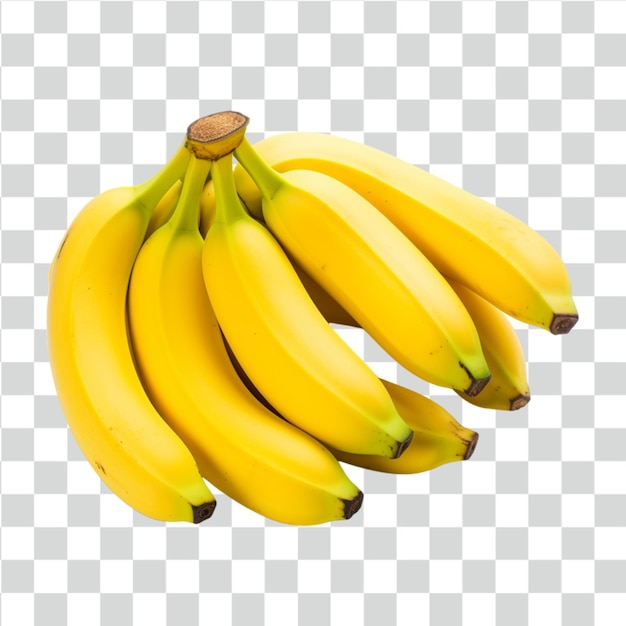 Psd banana transparent background