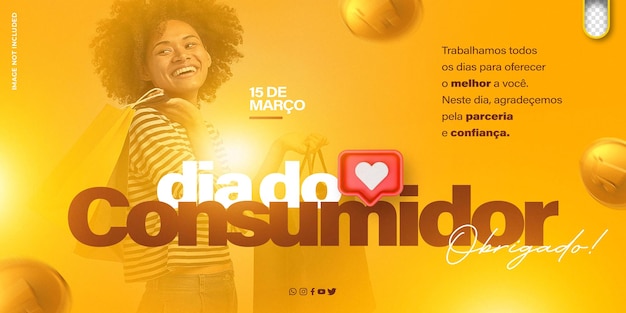 psd banner consumer day customer promotions and offers from brazilnsumidor brasil