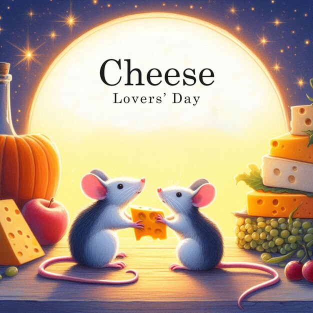 PSD Banner Design for Cheese Lovers Day