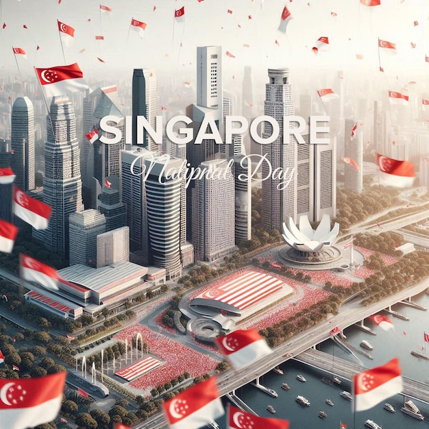 PSD psd banner design for singapore national day