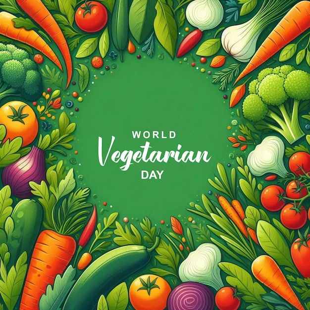 PSD Banner Design for World Vegetarian Day