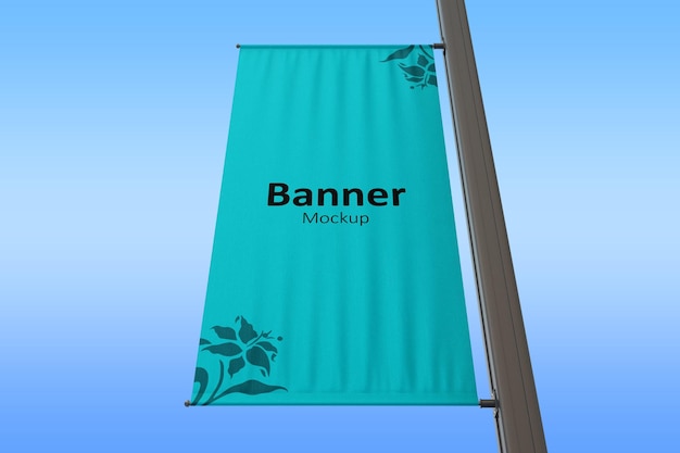 PSD psd banner front side mockup