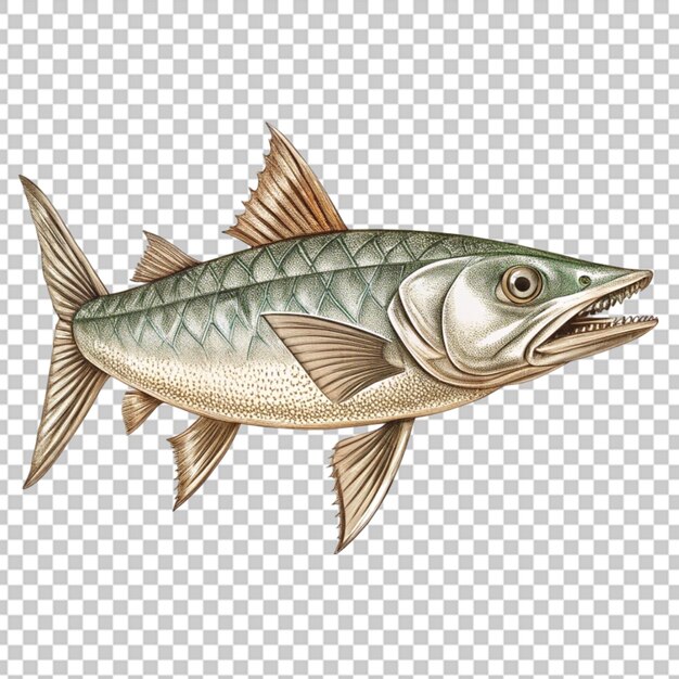 PSD psd of a bass fish cartoon