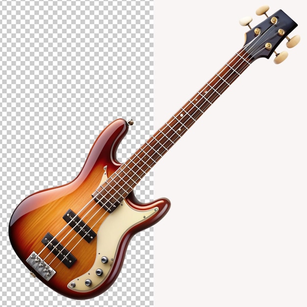 PSD of a bass guitar isolated on isolated background