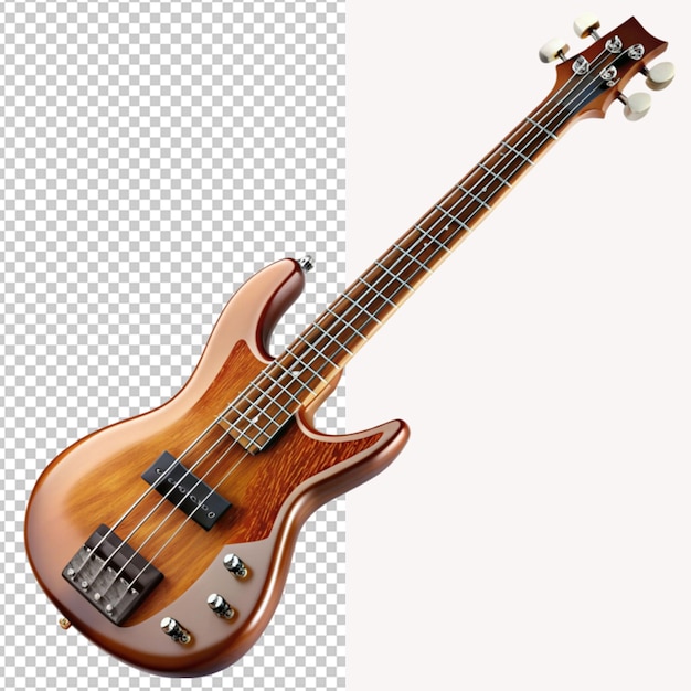 PSD of a bass guitar isolated on isolated background