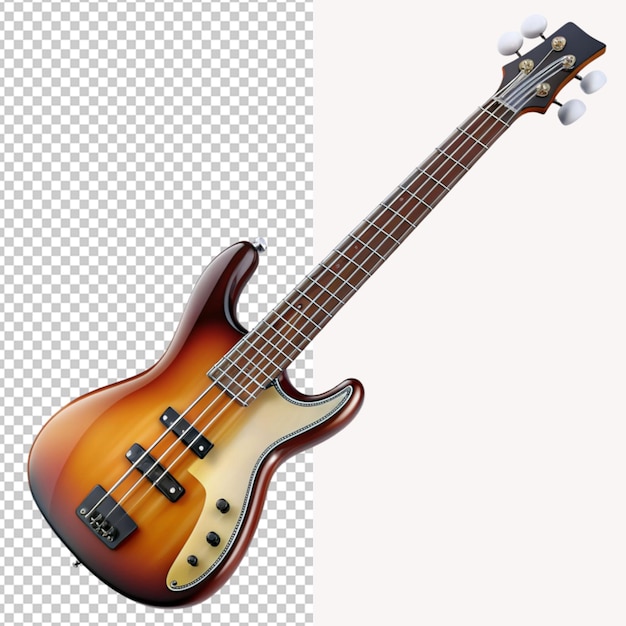 PSD of a bass guitar isolated on isolated background