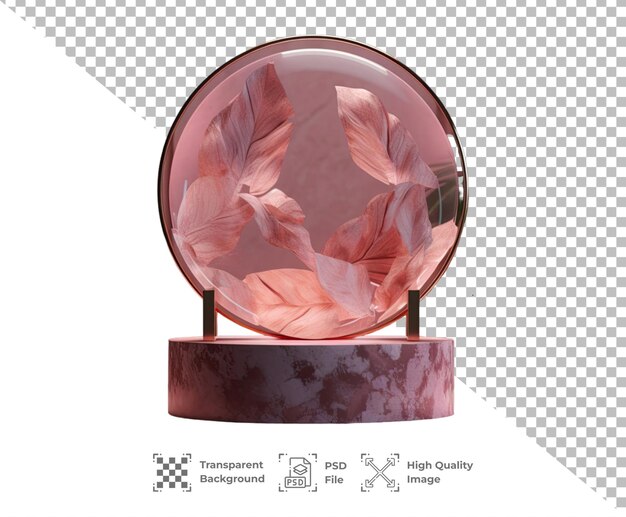 PSD psd best product podium isolated on transparent background