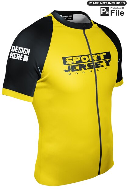 PSD psd bike jersey tshirt mockup