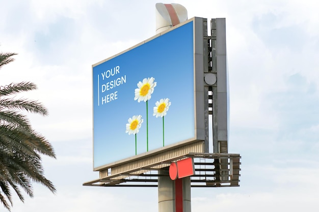 PSD billboard mockup design