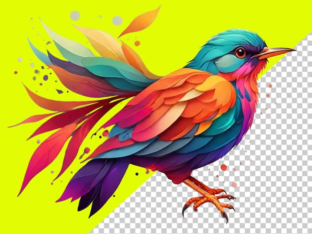 PSD of bird transparent background