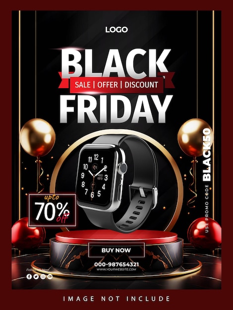 PSD psd black friday poster tamplates