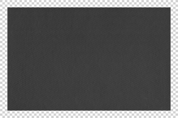 PSD psd black paper texture on transparent background