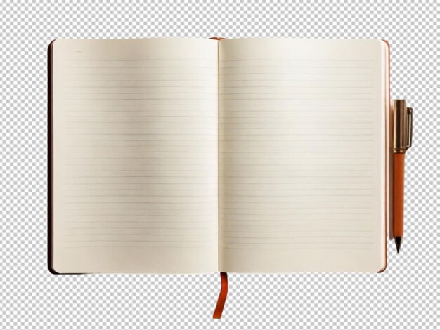 psd of a blank Diary