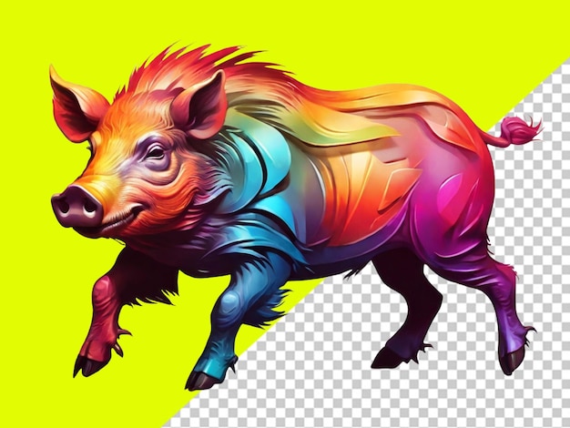 PSD of boar transparent background