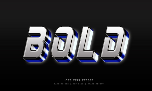 PSD Bold Text Effect