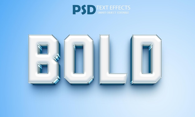 PSD Bold text style effect