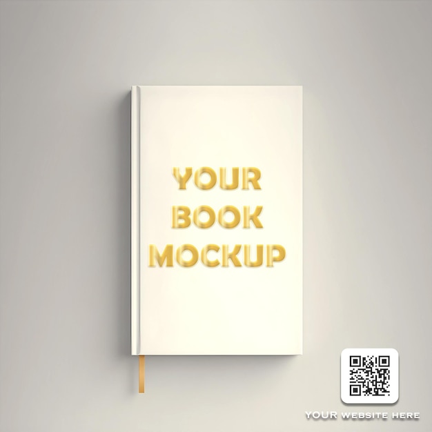 PSD Book cover mockup post design for social media poster and banners