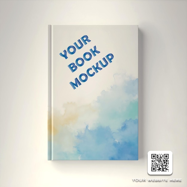 PSD Book cover mockup post design for social media poster and banners