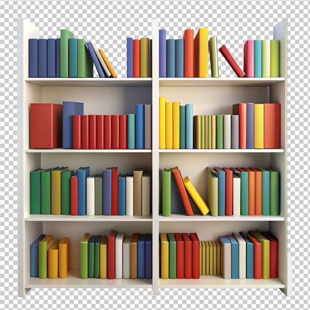 PSD of books on transparent background