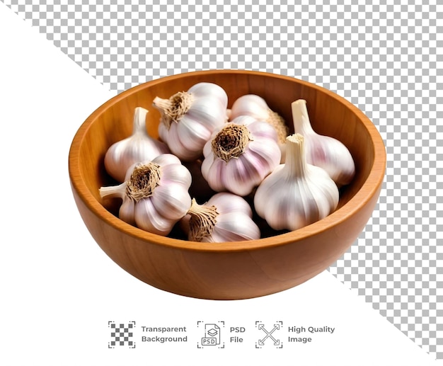 PSD a bowl of garlic