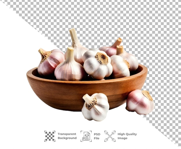 PSD a bowl of garlic