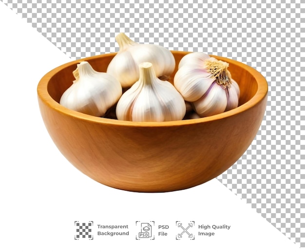 PSD a bowl of garlic