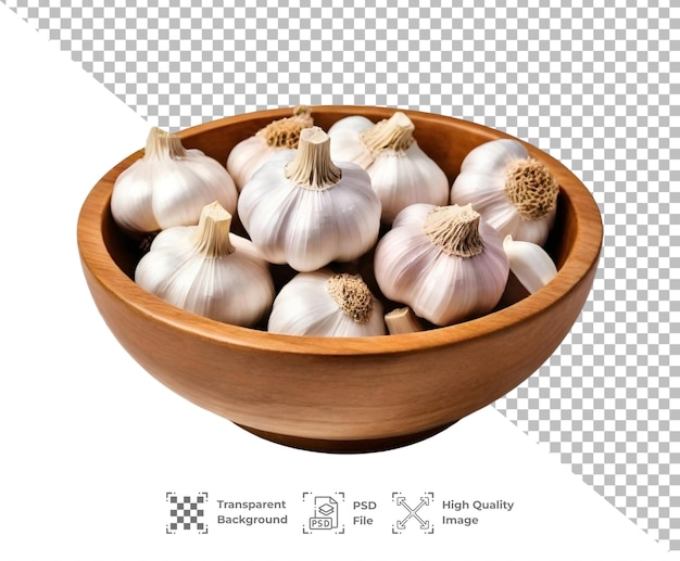 PSD a bowl of garlic