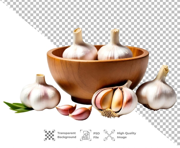 PSD psd a bowl of garlic