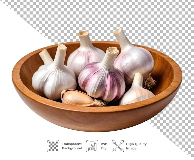 PSD a bowl of garlic