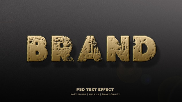 PSD Brand text effect