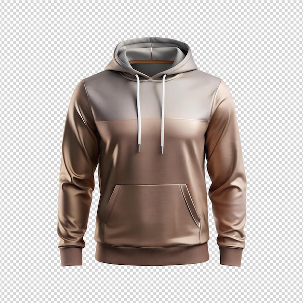 PSD Brown hoodie mockup