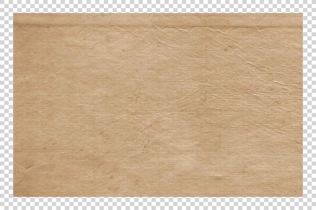 PSD psd brown paper texture minimalist on transparent background