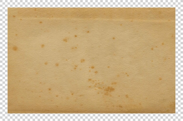 PSD Brown paper texture minimalist on transparent background