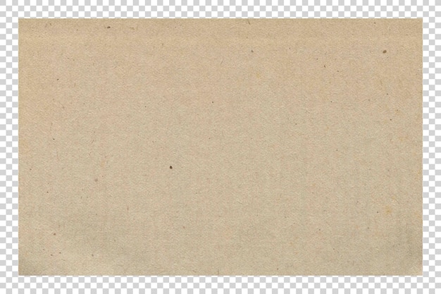 PSD brown paper texture on transparent background