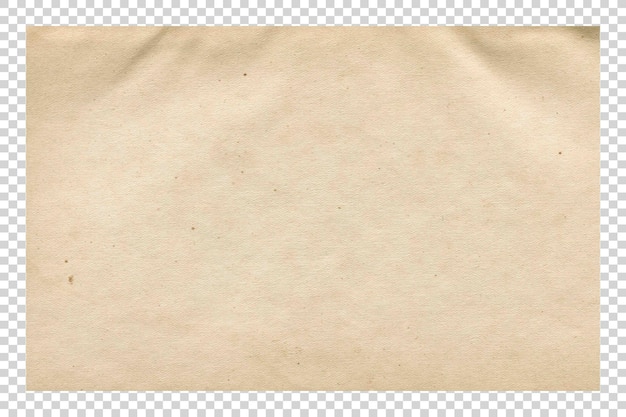 PSD psd brown paper texture on transparent background