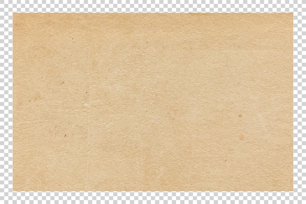 PSD psd brown paper texture on transparent background