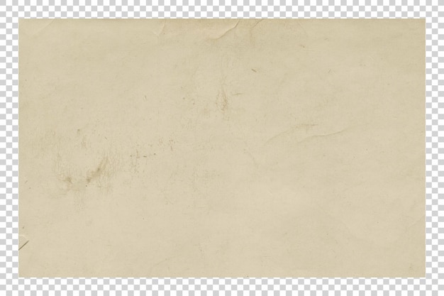 PSD brown paper texture on transparent background