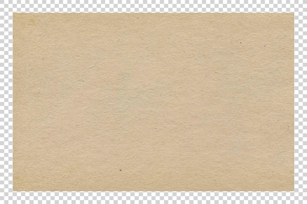 PSD psd brown paper texture on transparent background