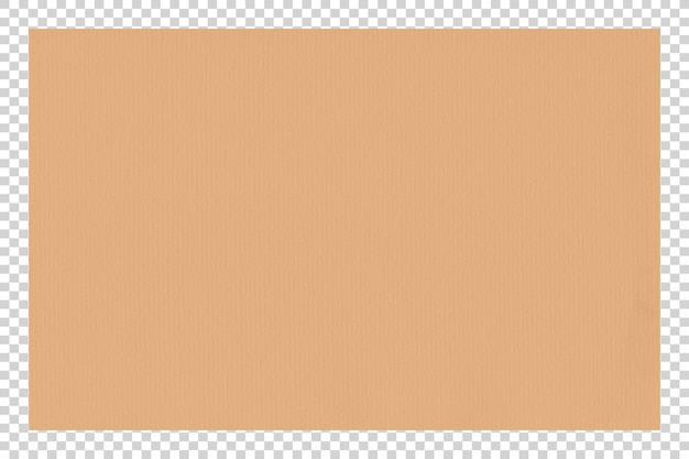 PSD Brown paper texture on transparent background