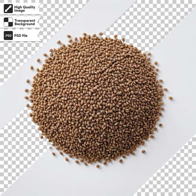 PSD psd buckwheat on transparent background with editable mask layer