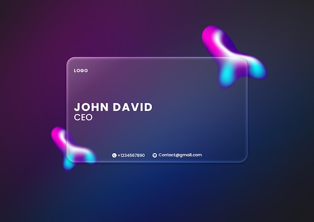 PSD psd business card mockup for 3d interface presentation