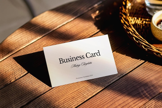 PSD psd business card mockup paper white