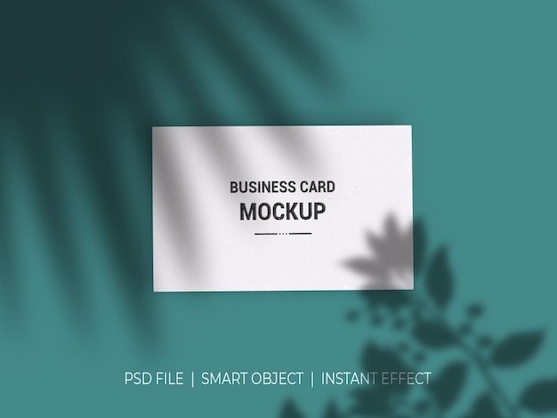 PSD a business card that says business card mockup