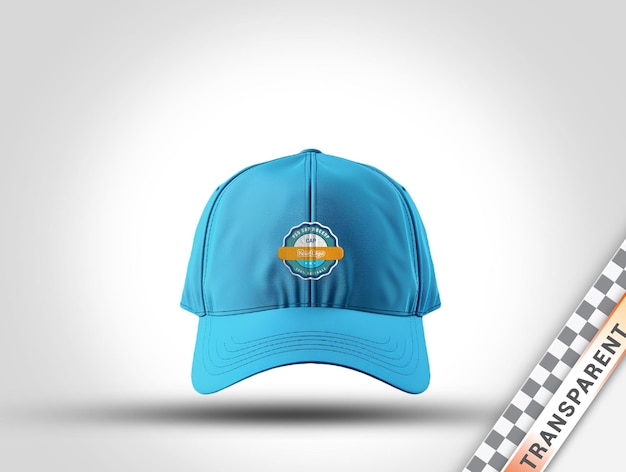 PSD psd cap logo mockup background transparent