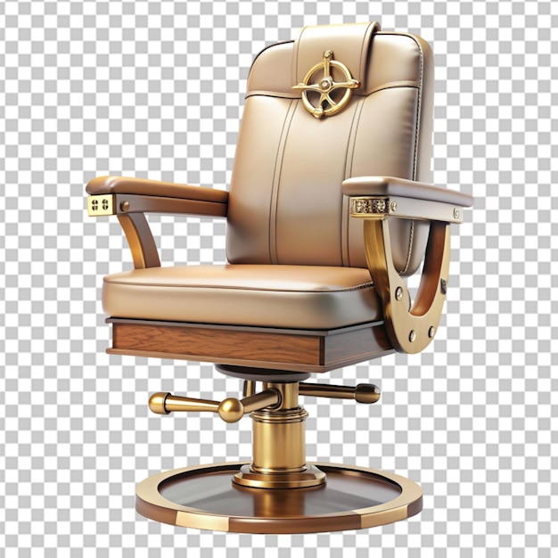 PSD psd of a captain chair on transparent background