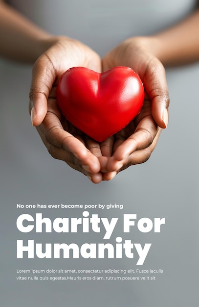 PSD psd charity humanity community care flyer poster banner