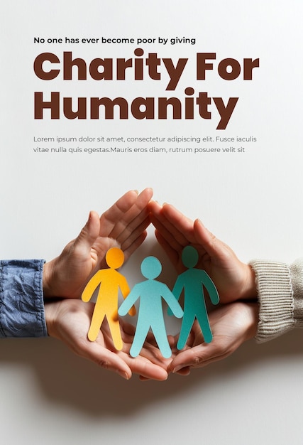 PSD CHARITY HUMANITY COMMUNITY CARE FLYER POSTER BANNER